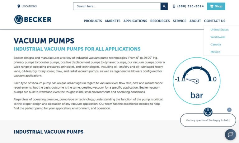 Becker Pumps Corporation